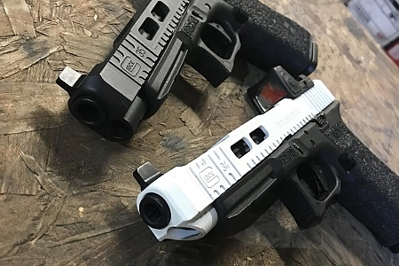 Glock 34 or 35 with our DLX competition package and RMR cut