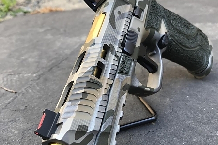 We do custom work and Smith & Wesson M&P full size with DLX cut, custom seracut